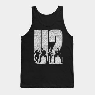 u2 white vintage Tank Top